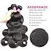 Eliana 8A Hair Brazilian Body Wave 3 Bundles 18 20 22inch Unprocessed Virgin Human Hair Weave Natural Black #1B Color Brazilian Hair Bundles