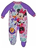 Disney Minnie Mouse & Daisy Little Girls Blanket Sleeper Pajama
