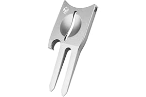 Birdicorn Golf Divot Repair Tool & Golf Ball Marker 6-in-1 Golf Divot Tool