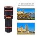 Apexel Telephoto Lens kit, 4 in 1 Cell Phone Camera Lens, 12X Telephoto Lens + 198° Fisheye Lens + 0.63 Wide Angle Lens + 15x Macro Lens, Clip-On Lenses for iPhone 8 7 6 Plus, Samsung Smartphone