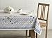 Maison d' Hermine Table Cloth Rectangle Table 100% Cotton 60 x 120 Inches Tablecloth Reusable Decorative Everyday Use for Dining Room, Farmhouse, Home, Party, Festive & Wedding Spring Summer - Faience