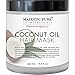Majestic Pure Coconut Oil Hair Mask, Offers Natural Hair Care Treatment, Hydrating & Restorative Mask Restores Shine, Nourishes Scalp & Provides Deep Conditioning for Dry & Damaged Hair, 8.8 fl ozthumb 1