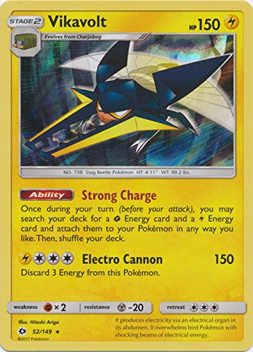 Vikavolt - 52/149 - Holo Rare - Pokemon Sun & Moon