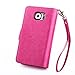 S6 Case, Galaxy S6 Case, Joopapa Samsung Galaxy S6 Wallet Case,Pu Leather Case Magnet Wallet Credit Card Holder Flip Cover Case Built-in 9 Card Slots & Stand Case for Samsung Galaxy S6 (Pink)