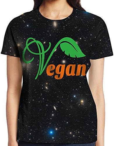 PSODESS Vegan Vegetarian Women's 3D Print Undershirt