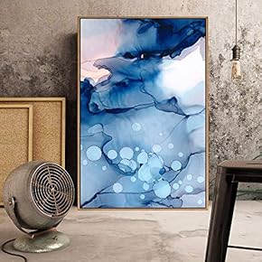 Floating Framed for Living Room Bedroom Ink for