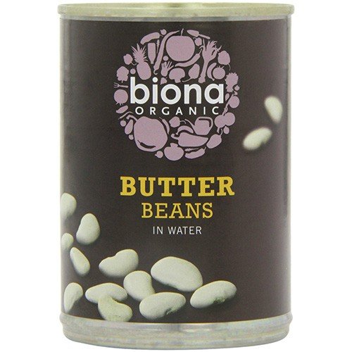 (12 PACK) - Biona - Organic Butter Beans | 400g | 12 PACK BUNDLE
