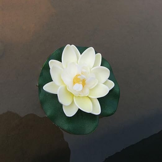 Gemini Mall Floating Pond Decor Water Lily Lotus Foam Flower