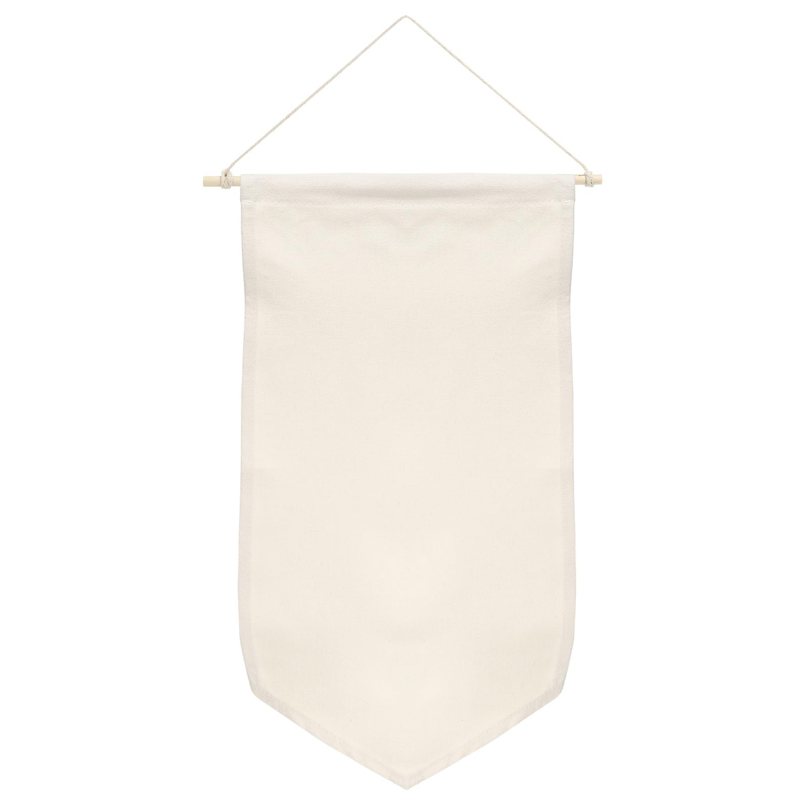 PATIKIL Enamel Pin Display Banner, 21" Length Canvas Blank Holder Board Wall Hanging for Trading Badge Flag Collection Organizer Book Collector Case Pennant Felt Bag Box, Beige