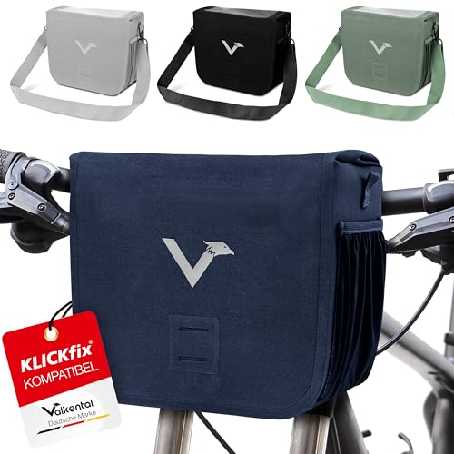 Valkental x KLICKfix Lenkertasche 7L mit Handyfach, für Ebike