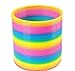 Kicko Jumbo Rainbow Coil Spring - 7 Inch Magic Toy Stretches Over 43 Feet - for Parties, Birthdays