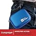 Blue Hard EVA Shell Case with Carabiner Clip & Twin Zips for the SoundMoovz Musical Bandz - by DURAGADGET