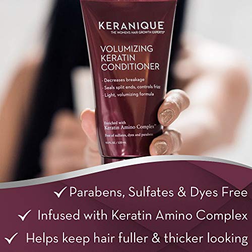 Keranique Keratin Conditioner for Curly Textured Thinning Hair