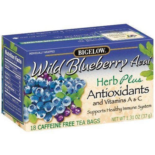 The Tea Supply Bigelow Green Tea With Wild Blueberry & Acai, 18 ct