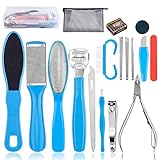 Professional Pedicure Tools Kit 18 in 1, Inpher