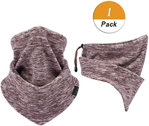 Neck Warmer Gaiter- Winter Thicken Soft Elastic Fleece Skiing Face Scarf Mask