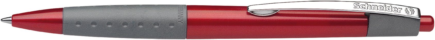 Schneider Loox Retractable Ballpoint Pen, Stationery, Red Barrel / Blue Ink