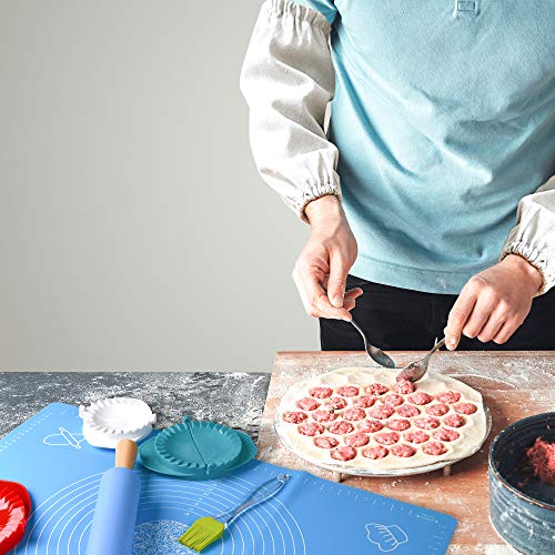 7 Piece Dumpling Maker Set Dumpling Mold Dough Press Empanada Press Pierogi Maker