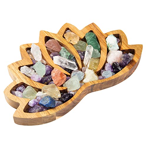 Lotus Crystal Tray for displaying Your Crystals and Healing Stones