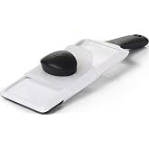 OXO Good Grips Handheld Mandoline Slicer with Non-Slip Handle for Kitchen | Adjustable Thickness Settings, Hand Guard Included, Slice Vegetables and Fruit, Easy-Clean Design, Non-Slip Grip