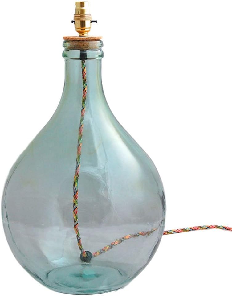 glass bottle lamp base