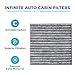 Infinite Auto (CF10134) Cabin Air Filter Replacement for Honda Accord, CR-V, Civic, Odyssey, Pilot, Ridgeline, Crosstour, Acura CSX, ILX, MDX, RDX, RL, RLX, TL, TLX, TSX & ZDX (1)