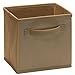 ClosetMaid 1572 Cubeicals Mini Fabric Drawer, Mocha, 2-Pack