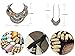 ALILANG Women's Multicolored Beaded Tribal Halloween Costume Ethnic Bib Jewelry Collar Necklace