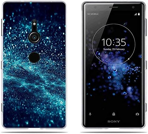 DIKAS Cover Sony Xperia XZ2, Transparent Silicon Clear TPU 3D Contemporary Slim Fit for Sony Xperia XZ2 (5.7")