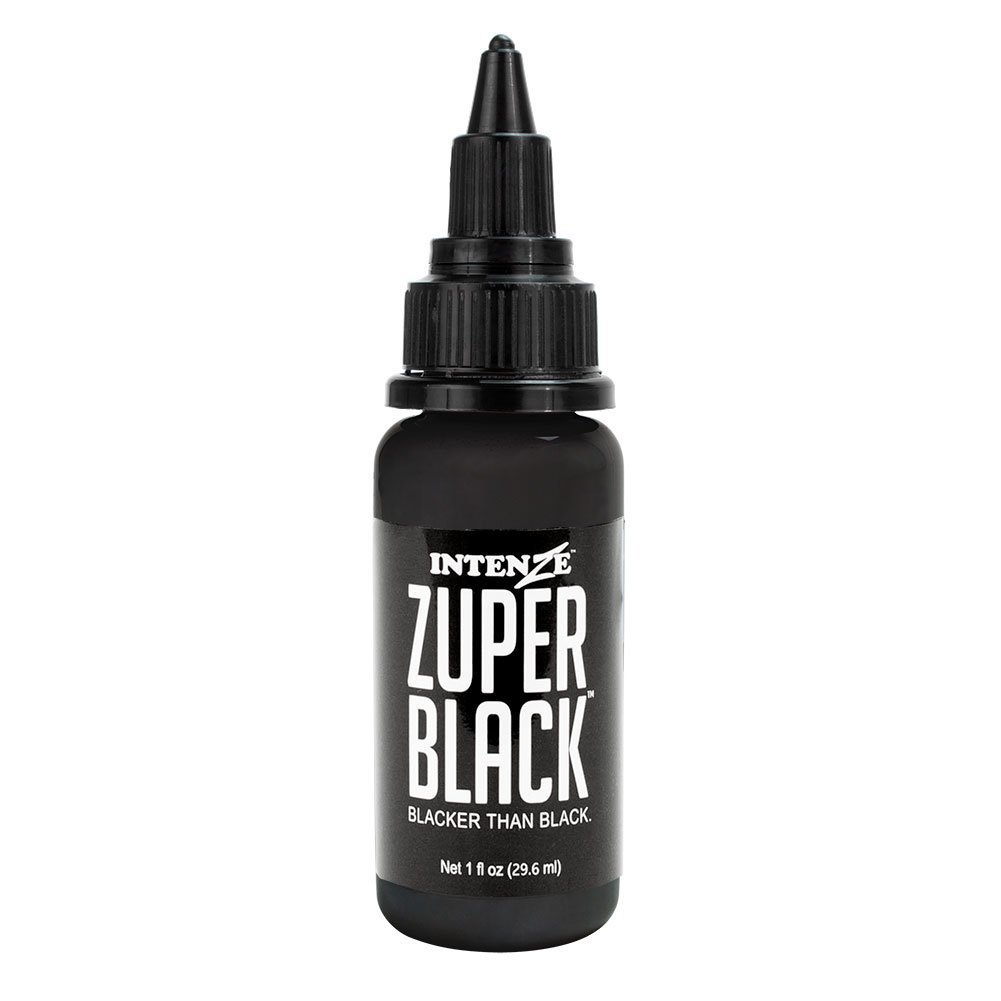 Intenze Tattoo Ink Zuper Black 1 Ounce