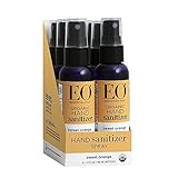 EO Hand Sanitizer Spray, Organic Sweet Orange, 2 Ounce (6 Count)