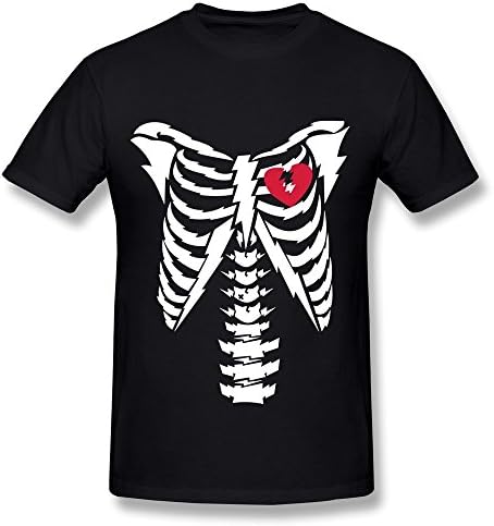 YYSZXC Men's Skelectric T Shirt XX-Large Black