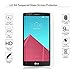 SOOYO 2.5D Round Edge Tempered Glass Screen Protector for LG G4 - Pack of 2