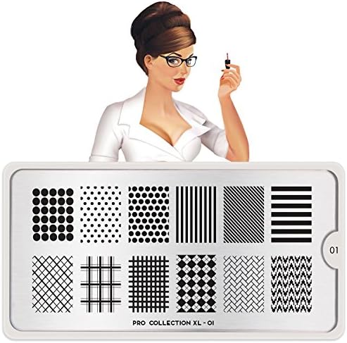 MoYou London Nail Stamping Plate Pro XL Collection 01 Shipping within 24h US Stock