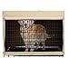 X-ZONE PET Indoor/Outdoor Dog Crate Cover, Polyester Crate Cover or Durable Windproof Kennel Covers for Wire Dog Crates (42-Inch)