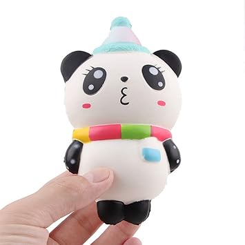 Adeeing Antistress Squishy Slow Rising Cartoon Panda Toy for Kids Home Decoration