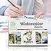Pablo's Choice 24 Watercolor Paint Set - Water Color Sketch Set with Lightweight Case, Sponge, and Perfectly Shaped Mixing Palette - For Craft or Hobby to Professional, Includes Brush & Pen
