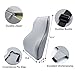 LOVEHOME Lumbar Support for Car and Headrest Neck Pillow Kit - Ergonomically Design Universal Fit Major Car Seat - Gray