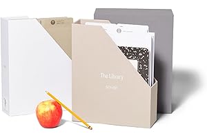 Savor | Deluxe School Years Keepsake Box | Fabric Bound Acid-Free Childhood Memory Book Organizer with Labels for Birthday, Graduation, Mitzvah, Mother’s Day, & Baby Shower (Slate, Standard Style)