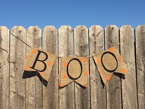 Boo Banner / Bunting / Fall Decor / Fall Decoration / Halloween Banner