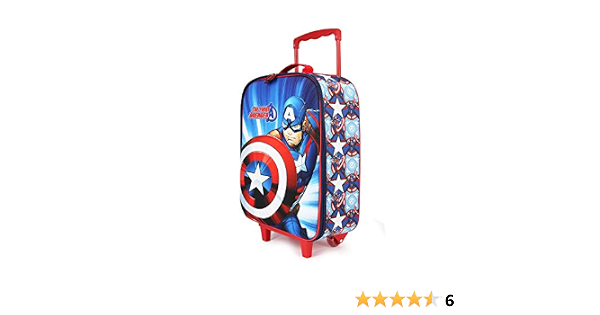 Karactermania Capitán América First-Maleta Trolley Soft 3D, Multicolor, Un  tamaño : Amazon.es: Equipaje