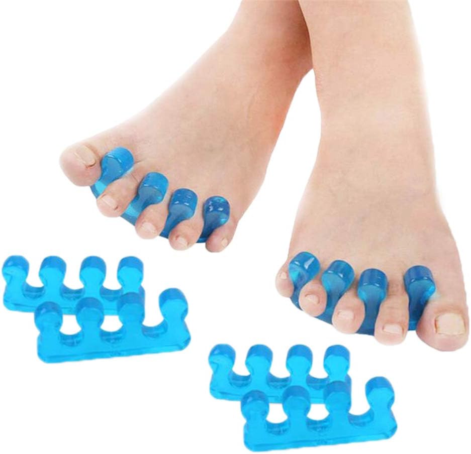 Toe spreaders for Men and Women,Gel Toe Separator Toe Stretcher, 2