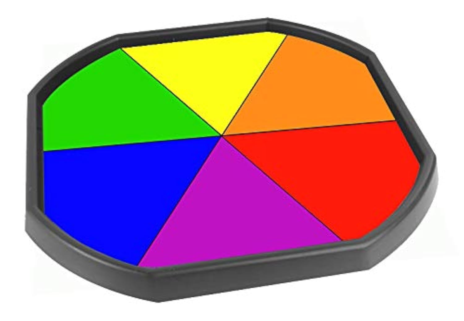 Rainbow Wheel Vinyl Insert - 86 x 86 cm - Ideal for Large Tuff Spot - Tuff Tray NOT Included