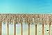 Fun Express Natural Raffia Beach Fringe Decoration (24 ft) for Tiki Luau Party - VBS Vacation Bible School Supplies/Decor