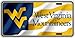 Collegiate Series WVU with Wave Flag Mountaineers License Plate