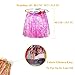 Hajoyful Grass Skirt Hawaiian Luau Hula Skirts Party Decorations Favors Supplies Grass Skirts for Kids Elastic Hibiscus Flowers Tropical Hula Skirt for Party, Birthday, Celebration 12Pack