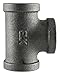 Black Cast Pipe Fitting, Tee, 3/4