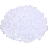 Boao 600 Pieces Christmas Pom Poms Balls, Assorted Sizes Arts and Craft Fluffy Pompoms Balls Mini for Christmas DIY Party Decorations(White,0.39 Inch)