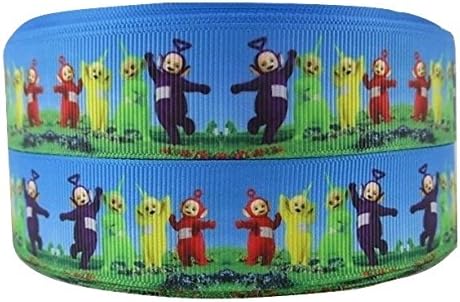 1 METRE TELETUBBIES CHARACTER CARTOON RIBBON 1" 25MM