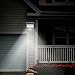Litom Super Bright Motion Sensor Wall 2nd Generation LED Solar Wireless Security Waterproof Lighting for Outdoor Garden Patio Yard Garage RV, (Silver)